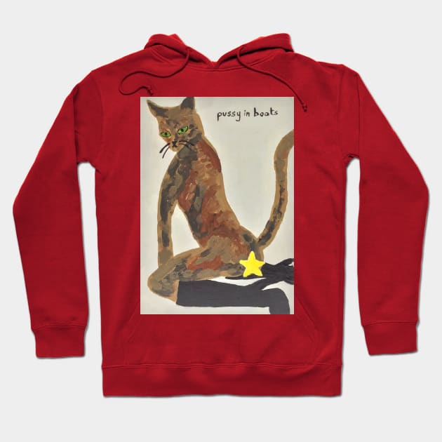 Pussy In Boots Hoodie by WorldAroundEwe